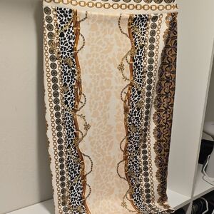 Elegant Animal Print Pencil Skirt